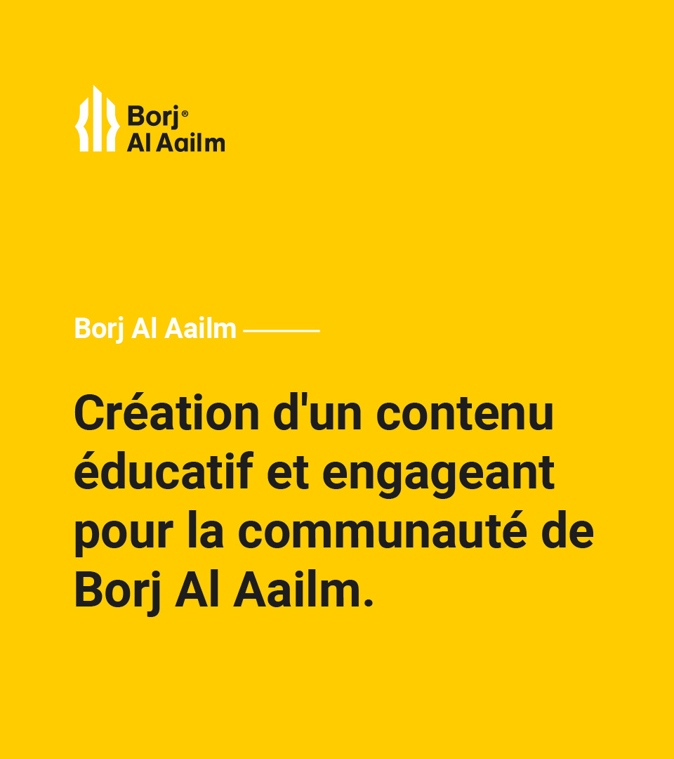 UI/UX Design and Web development for Borj Al Aailm.
